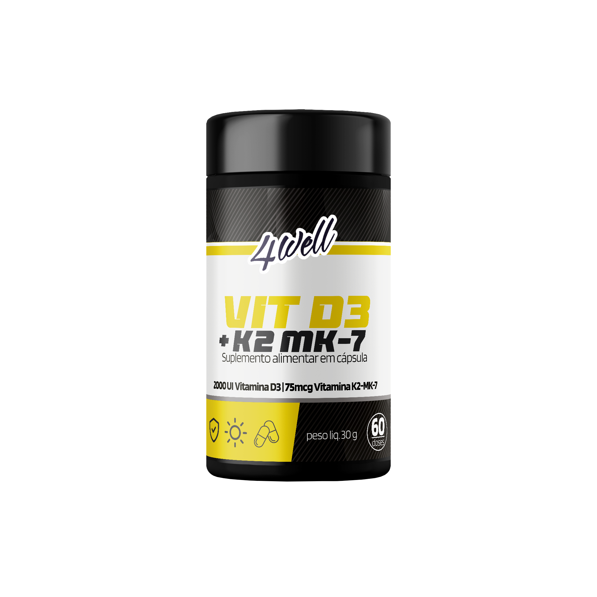 Vitamina D3 + K2 4Well