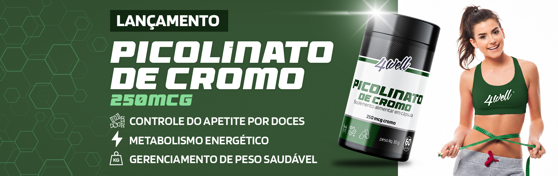 Picolinato de Cromo: Guia Completo sobre Benefícios e Como Usar para Controlar o Apetite